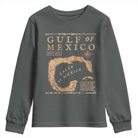 Gulf Of Mexico ESTD 1672 Youth Sweatshirt Vintage Map