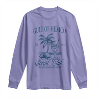 Funny Gulf Of Mexico Social Club Stay Salty Always And Forever Long Sleeve Shirt Coconut Tree Cocktail