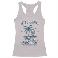 Funny Gulf Of Mexico Social Club Stay Salty Always And Forever Racerback Tank Top Coconut Tree Cocktail