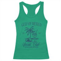 Funny Gulf Of Mexico Social Club Stay Salty Always And Forever Racerback Tank Top Coconut Tree Cocktail TS11