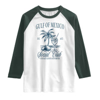 Funny Gulf Of Mexico Social Club Stay Salty Always And Forever Raglan Shirt Coconut Tree Cocktail