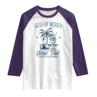 Funny Gulf Of Mexico Social Club Stay Salty Always And Forever Raglan Shirt Coconut Tree Cocktail