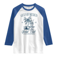 Funny Gulf Of Mexico Social Club Stay Salty Always And Forever Raglan Shirt Coconut Tree Cocktail