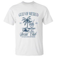 Funny Gulf Of Mexico Social Club Stay Salty Always And Forever T Shirt Coconut Tree Cocktail