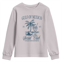 Funny Gulf Of Mexico Social Club Stay Salty Always And Forever Youth Sweatshirt Coconut Tree Cocktail