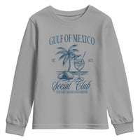Funny Gulf Of Mexico Social Club Stay Salty Always And Forever Youth Sweatshirt Coconut Tree Cocktail