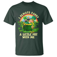Funny St Patrick's Day Cannabis Weed T Shirt I Always Carry A Little Pot Leprechaun