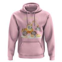 Funny Easter Day Excavator Hoodie Eggs-Cavator Bunny Construction Trucks