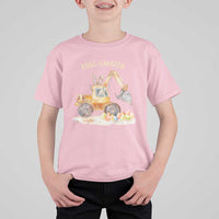 Funny Easter Day Excavator T Shirt For Kid Eggs-Cavator Bunny Construction Trucks