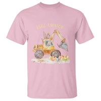 Funny Easter Day Excavator T Shirt Eggs-Cavator Bunny Construction Trucks