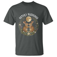 Ostara Blessing Pagan Eostre Easter Day T Shirt Spring Moon Rabbit Spring Equinox Festival