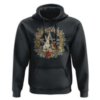 Ostara Blessing Pagan Eostre Easter Day Hoodie Rabbit Bird Wiccan Pentagram