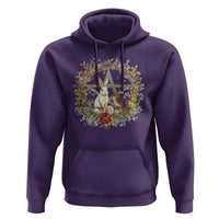 Ostara Blessing Pagan Eostre Easter Day Hoodie Rabbit Bird Wiccan Pentagram