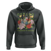 Ostara Eostre Easter Day Hoodie O Equinoccio De Primavera Eggs Flowers