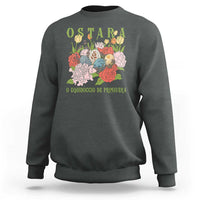 Ostara Eostre Easter Day Sweatshirt O Equinoccio De Primavera Eggs Flowers