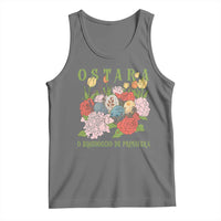 Ostara Eostre Easter Day Tank Top O Equinoccio De Primavera Eggs Flowers