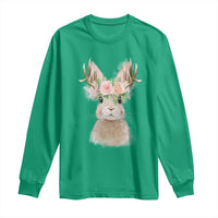 Ostara Pagan Eostre Easter Day Long Sleeve Shirt Rabbit Wolpertinger Spring Equinox Festival
