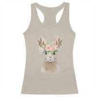 Ostara Pagan Eostre Easter Day Racerback Tank Top Rabbit Wolpertinger Spring Equinox Festival