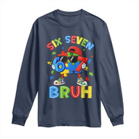 67 Autism Awareness Long Sleeve Shirt Funny Six Seven Bruh Autistic Puzzle Kids Boys
