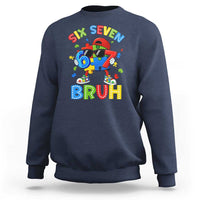 67 Autism Awareness Sweatshirt Funny Six Seven Bruh Autistic Puzzle Kids Boys