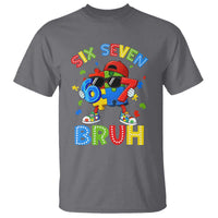 67 Autism Awareness T Shirt Funny Six Seven Bruh Autistic Puzzle Kids Boys