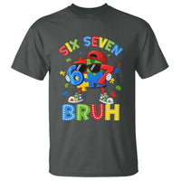 67 Autism Awareness T Shirt Funny Six Seven Bruh Autistic Puzzle Kids Boys