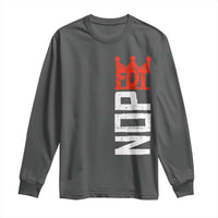 No Kings Protest Nope Funny Political Satire Long Sleeve Shirt
