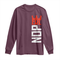 No Kings Protest Nope Funny Political Satire Long Sleeve Shirt