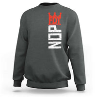 No Kings Protest Nope Funny Political Satire Sweatshirt