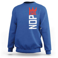 No Kings Protest Nope Funny Political Satire Sweatshirt
