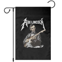 Abe Lincoln Playing Electric Guitar Rocker Garden Flag
