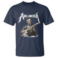 Abe Lincoln Playing Electric Guitar Rocker T Shirt