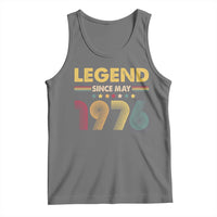 May 50th Birthday Tank Top Legends Since May 1976 Retro Bday