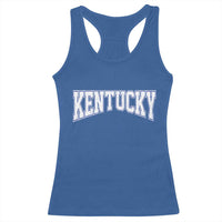 Kentucky Racerback Tank Top Vintage Sports Design Kentuckian KY State