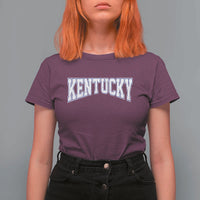 Kentucky T Shirt For Women Vintage Sports Design Kentuckian KY State