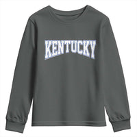 Kentucky Youth Sweatshirt Vintage Sports Design Kentuckian KY State