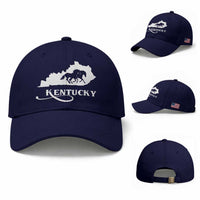Kentucky Horse Map State Derby Day Baseball Cap