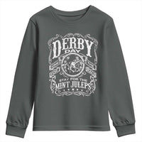 Derby Day Come For The Track Stay For The Mint Juleps Youth Sweatshirt Horse Racing