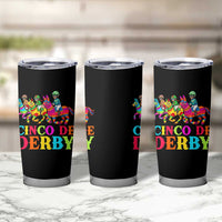 Cinco De Derby Tumbler Cup Funny Mexican Derby Pinata Horse Race