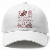 Derby Horse Racing Day Baseball Cap Lilies For The Fillies Stargazer Lily Flower