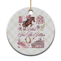 Derby Horse Racing Day Ceramic Ornament Lilies For The Fillies Stargazer Lily Flower