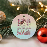 Derby Horse Racing Day Ceramic Ornament Lilies For The Fillies Stargazer Lily Flower