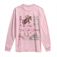 Derby Horse Racing Day Long Sleeve Shirt Lilies For The Fillies Stargazer Lily Flower