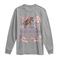 Derby Horse Racing Day Long Sleeve Shirt Lilies For The Fillies Stargazer Lily Flower