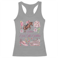 Derby Horse Racing Day Racerback Tank Top Lilies For The Fillies Stargazer Lily Flower