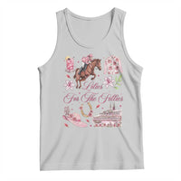 Derby Horse Racing Day Tank Top Lilies For The Fillies Stargazer Lily Flower