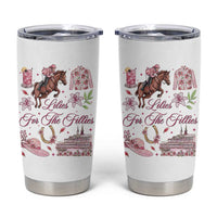 Derby Horse Racing Day Tumbler Cup Lilies For The Fillies Stargazer Lily Flower