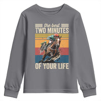 Horse Race Derby Youth Sweatshirt The Best Two Minutes Of Your Life