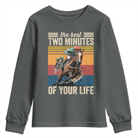 Horse Race Derby Youth Sweatshirt The Best Two Minutes Of Your Life
