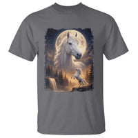 Horse Neighing To The Moon T Shirt Vintage 90s Animal Horse Lover Equestrian